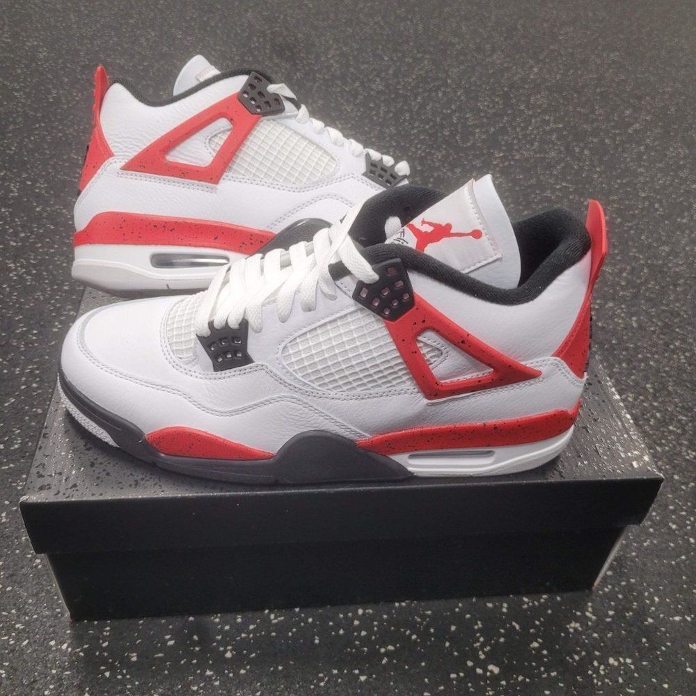 Nike Air Jordan 4 Retro Red Cement DH6927 161 Men's Size 11